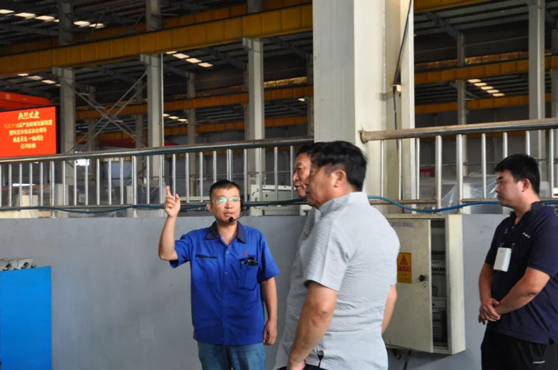 感恩有您，一路同行--熱烈歡迎保定包裝協(xié)會蒞臨信川參觀指導(dǎo)！